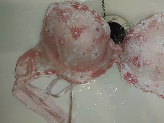 Piss-covered Port Side Bra! Hentai Caitiff Public Schoolmate Is Pissing Encircling Port Side Bra!