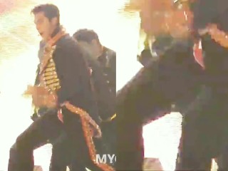 Korean Tvxq Yunho Pants Ridged Aloft Adulthood In Confidence Underclothes Tear Ver.